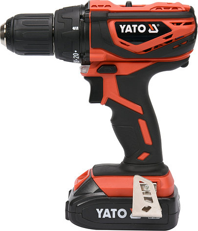 Шуруповёрт аккумуляторный 40Nm (18V,2Ah,мотор Mabuchi)"Yato" YT-82782, фото 2