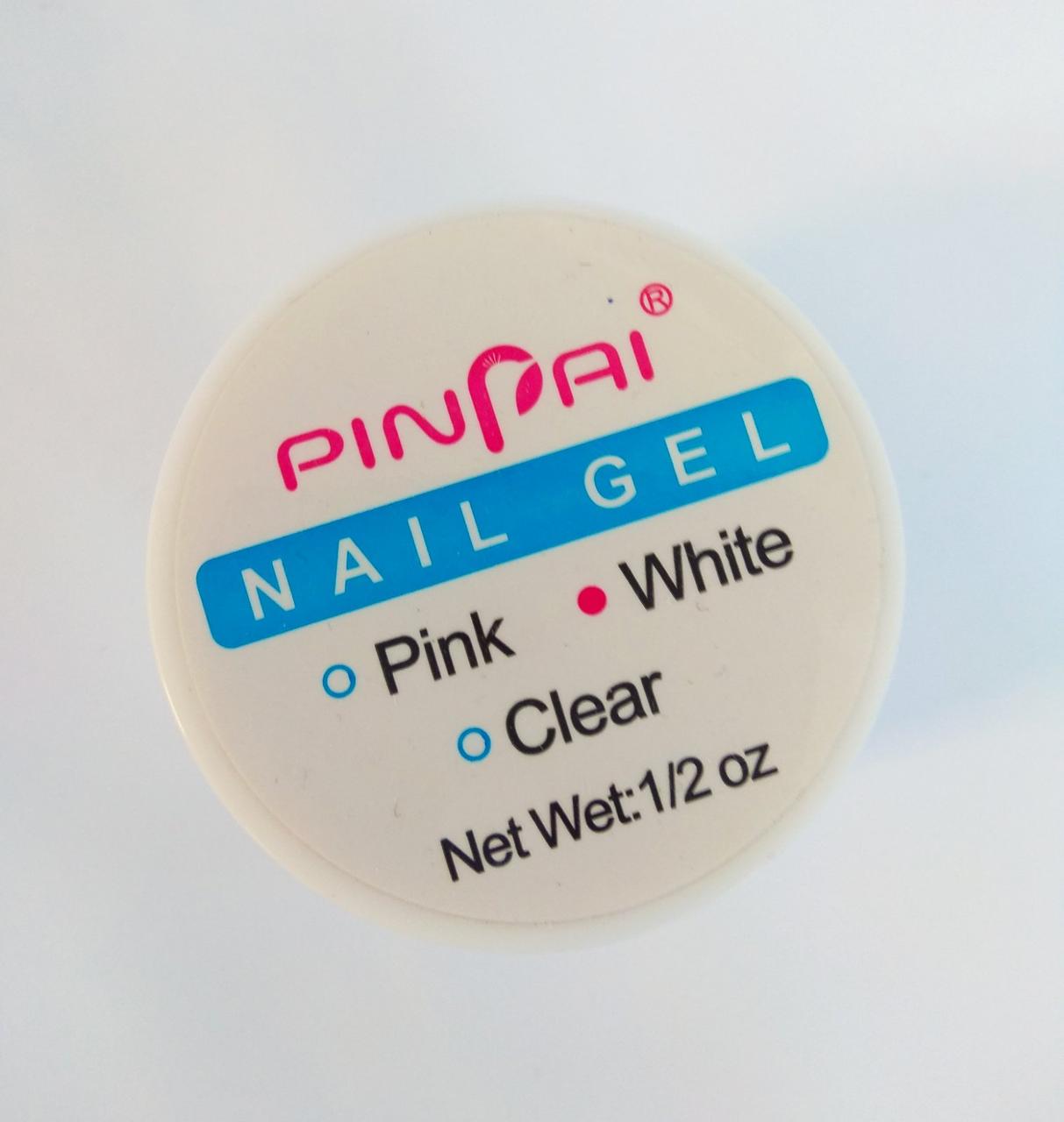 Гель для наращивания ногтей Pin Pai . 15г. White. (Белый) - фото 2 - id-p145184500