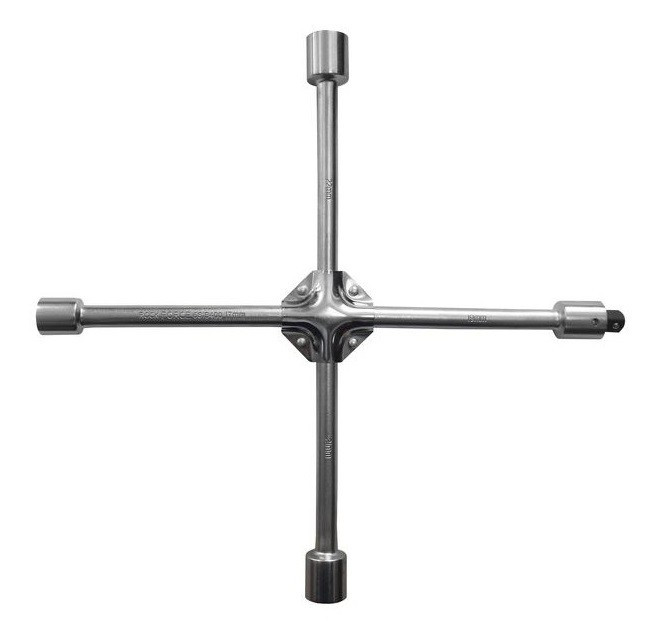 Ключ баллонный ''крест'' усиленный 17x19x21x1/2 мм (360)