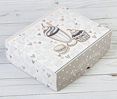 Коробка "Радуйся жизни" для десертов 170х200х60