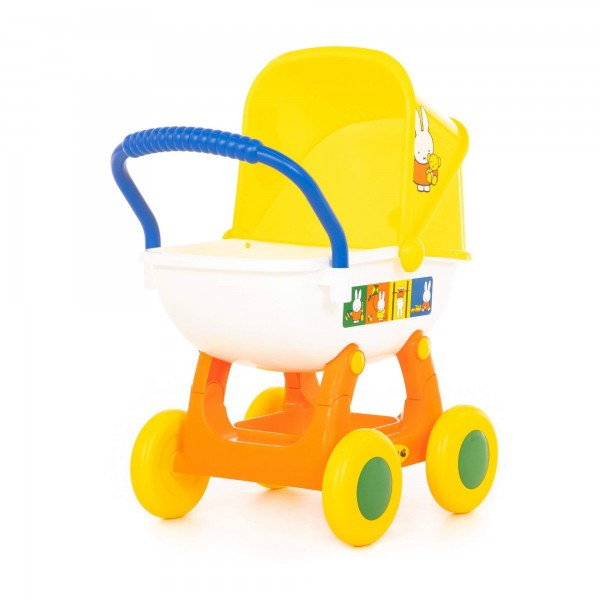 Детская игрушка коляска для кукол "Миффи" 4-х колёсная (в пакете) арт. 64608 Полесье - фото 1 - id-p145213076