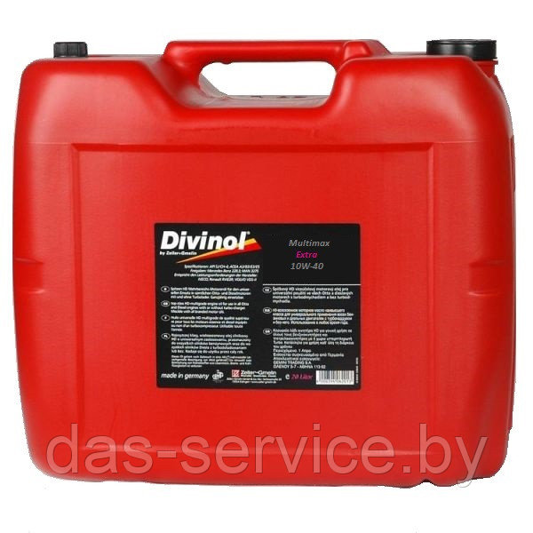 Моторное масло Divinol Multimax Extra 10W-40 (полусинтетическое моторное масло 10w40) 20 л. - фото 1 - id-p11849292