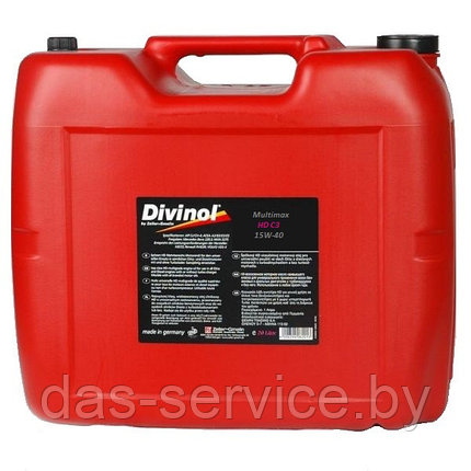Моторное масло Divinol Multimax HD C3 15W-40 (полусинтетическое моторное масло 15w40) 20 л., фото 2