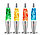 Лава-лампа Glitter 20 см (многоцветная с блестками) USB, фото 2