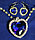 Набор «СЕРДЦЕ ОКЕАНА» ожерелье + серьги, фото 4