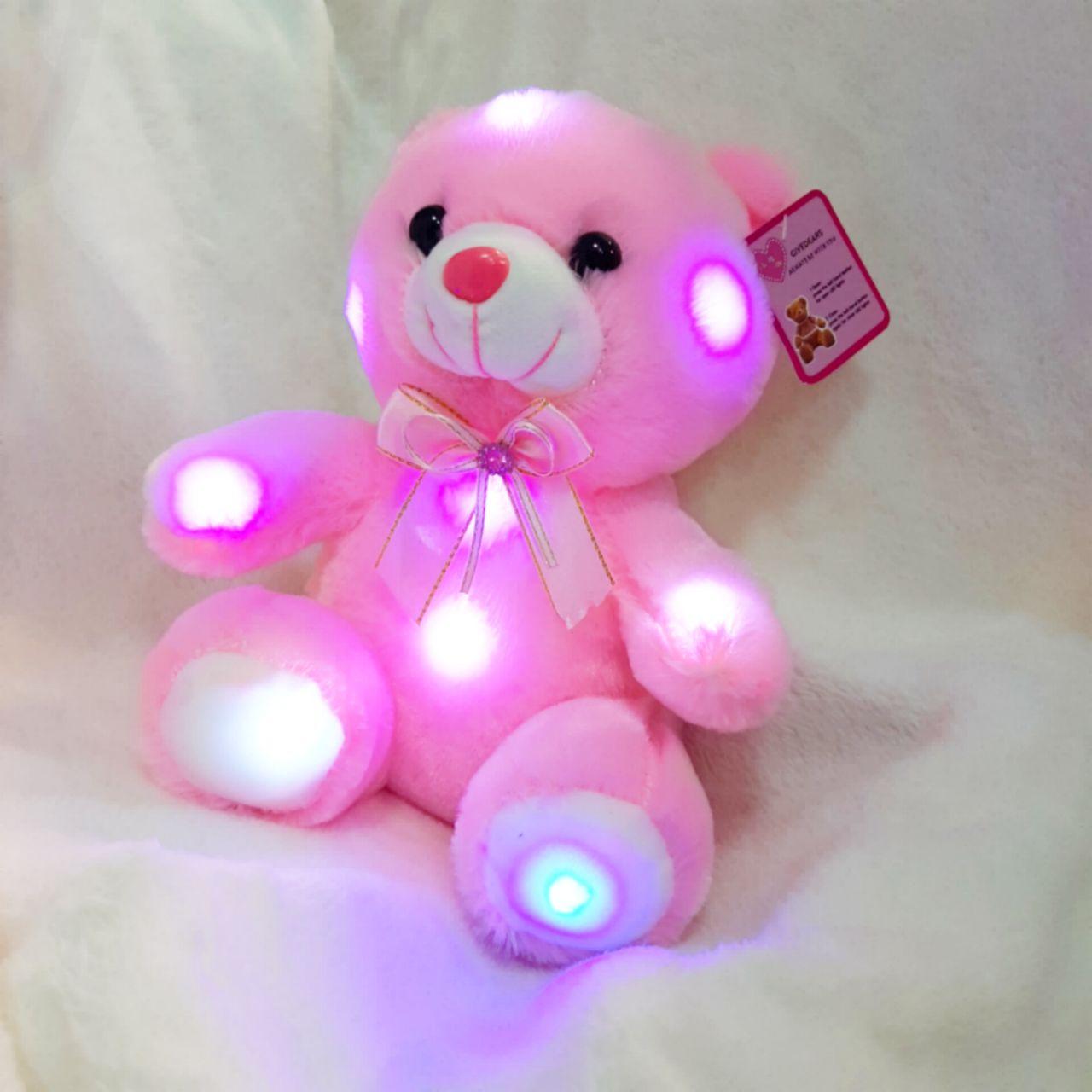 Светящийся плюшевый медвежонок . Мягкая игрушка (Светящийся мишка) - фото 1 - id-p145260658