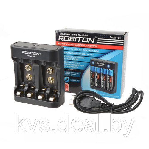 Зарядное устройство ROBITON Smart4 9V - фото 1 - id-p145265453