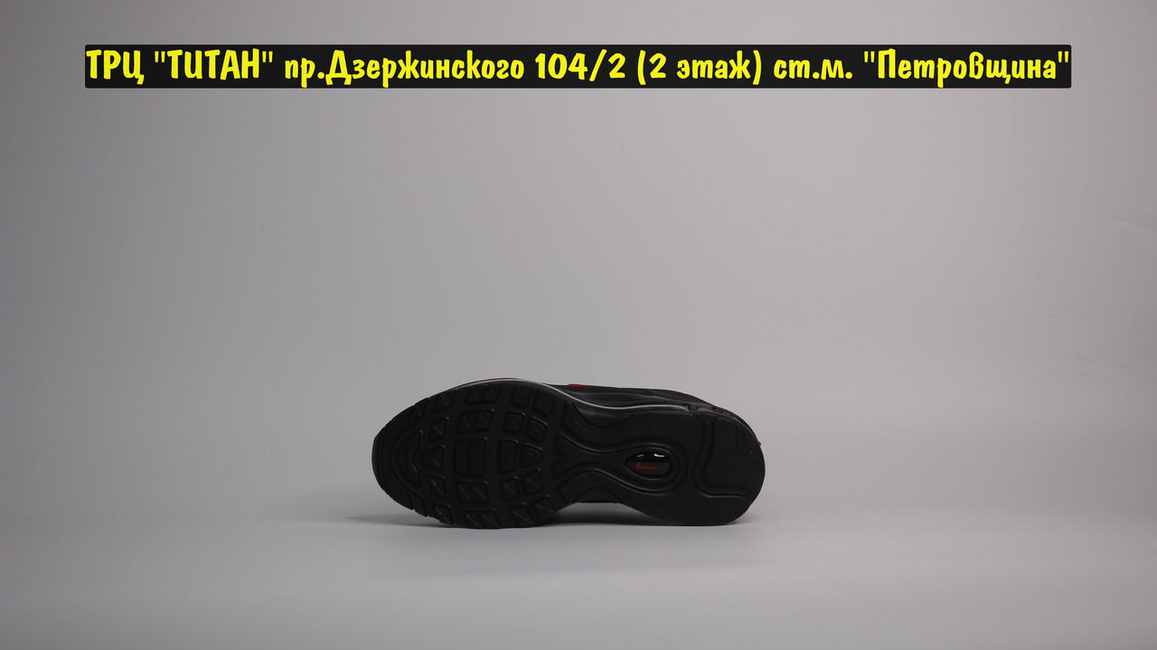 Кроссовки Nike Air Max 97 All Black - фото 3 - id-p98925766