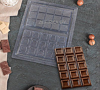 Форма для шоколада "Плитка шоколада"