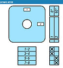 Переключатель LK16R-2.42135\A30 схема 1-2, фото 2