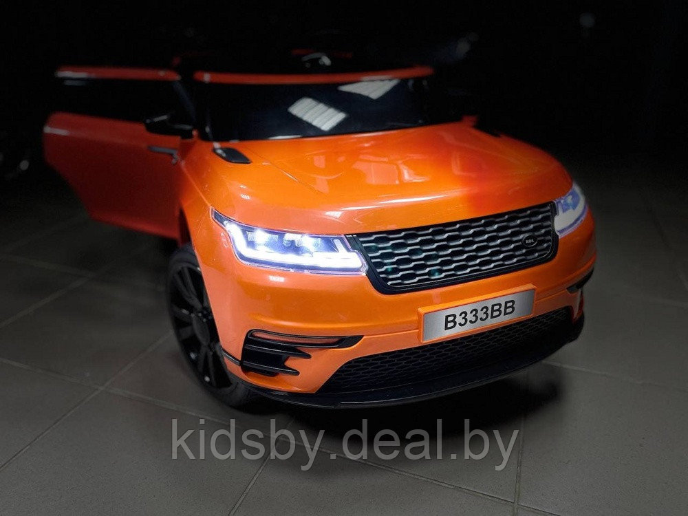 Детский электромобиль RiverToys Range Rover B333BB (оранжевый) Evoque - фото 2 - id-p23518245