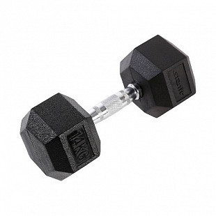 Гантель обрезиненная Starfit DB-301 14 кг Black