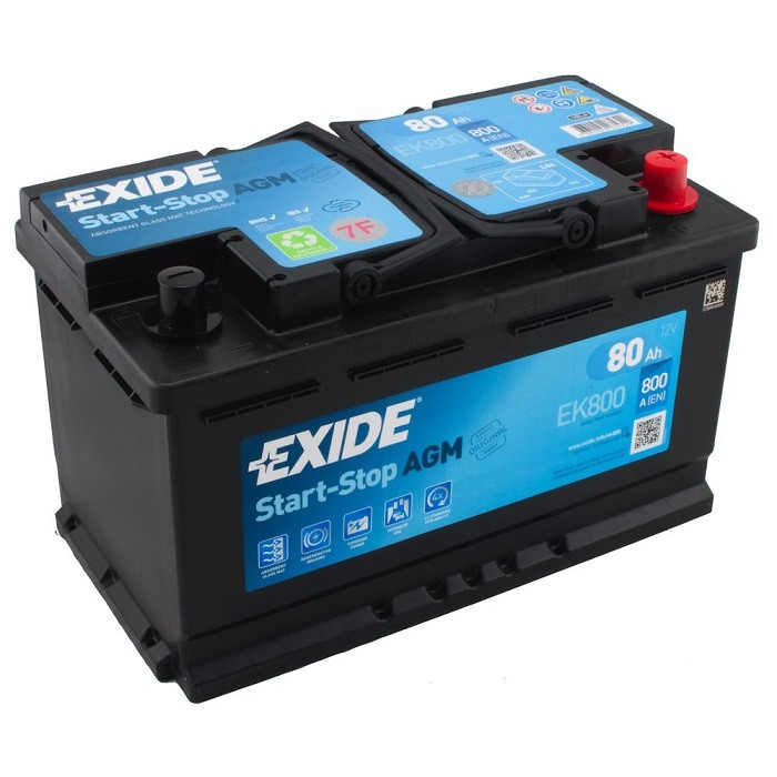 Аккумулятор  Exide AGM EK800 (80Ah)