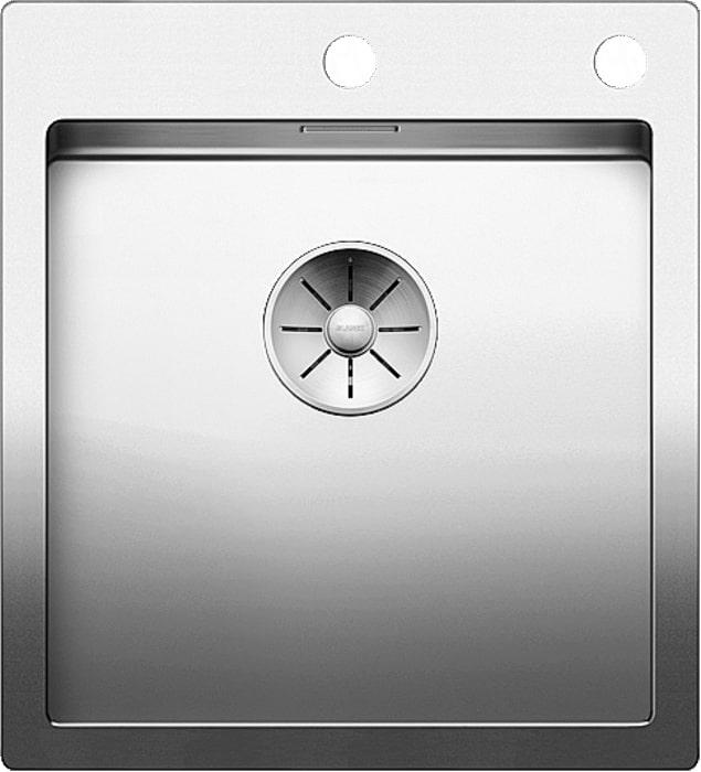 Кухонная мойка Blanco Claron 400-IF/А (зеркальная полировка, с клапаном-автоматом)