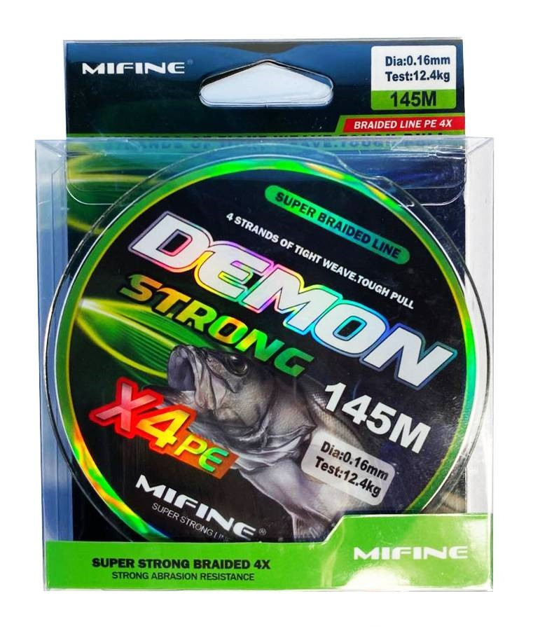 Шнур плетеный Mifine Demon 0,12mm | 9.1кг | 50001-12