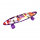 Скейтборд, детский скейт, пенниборд светящиеся колеса ПУ, с ручкой арт.122, фото 2