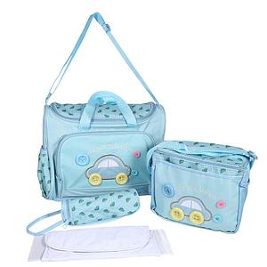 Комплект сумок для мамы - вещей малыша Cute as a Button, 3 шт. Голубая