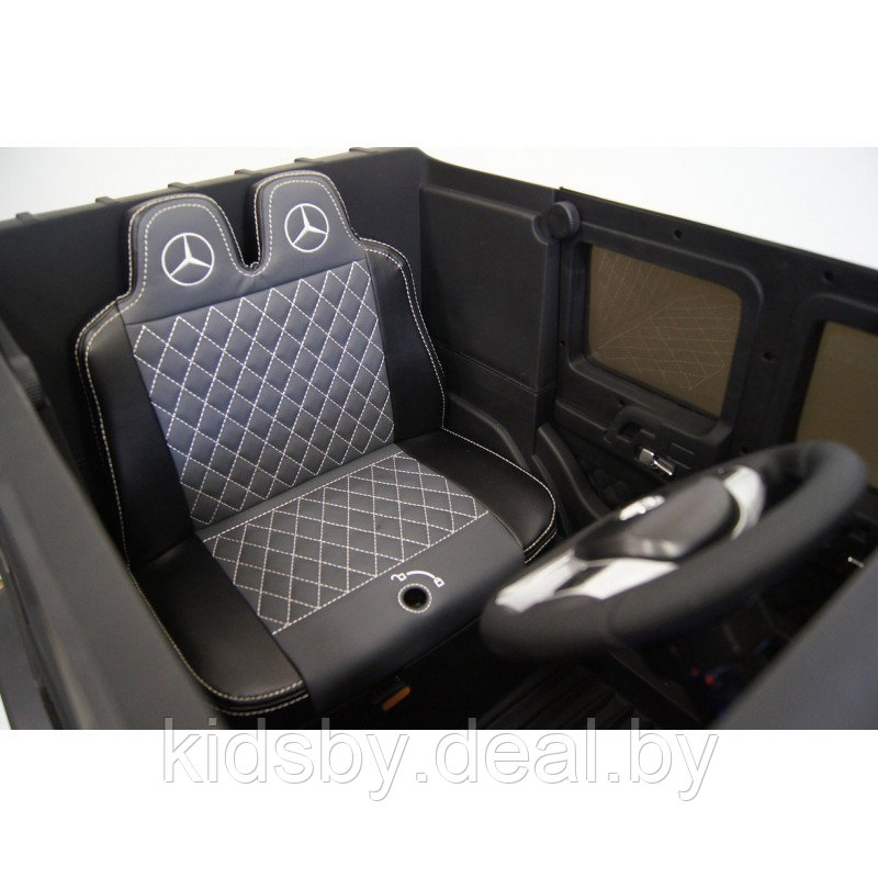 Детский электромобиль RiverToys Mercedes-Benz G65 AMG 4WD (черный матовый) VIP Лицензия полноприводный - фото 6 - id-p109520762