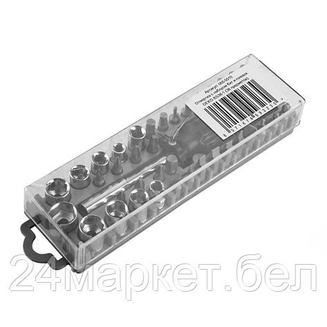 Отвертка с набором бит и головок DEKO BS38-1 (38 предметов) 065-0510, фото 2