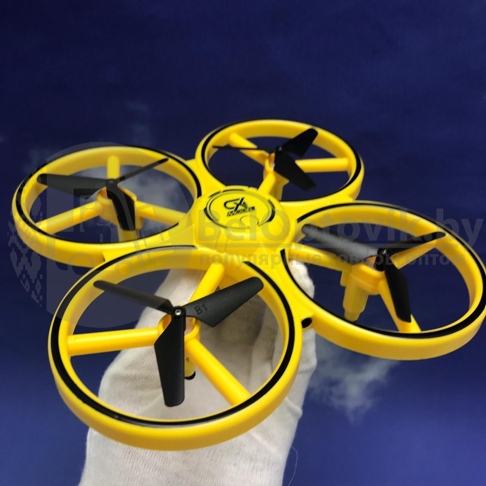 Квадрокоптер-дрон светодиодный Tracker CX-50 управление жестами руки, 2.4 Ghz 14 - фото 6 - id-p145311470