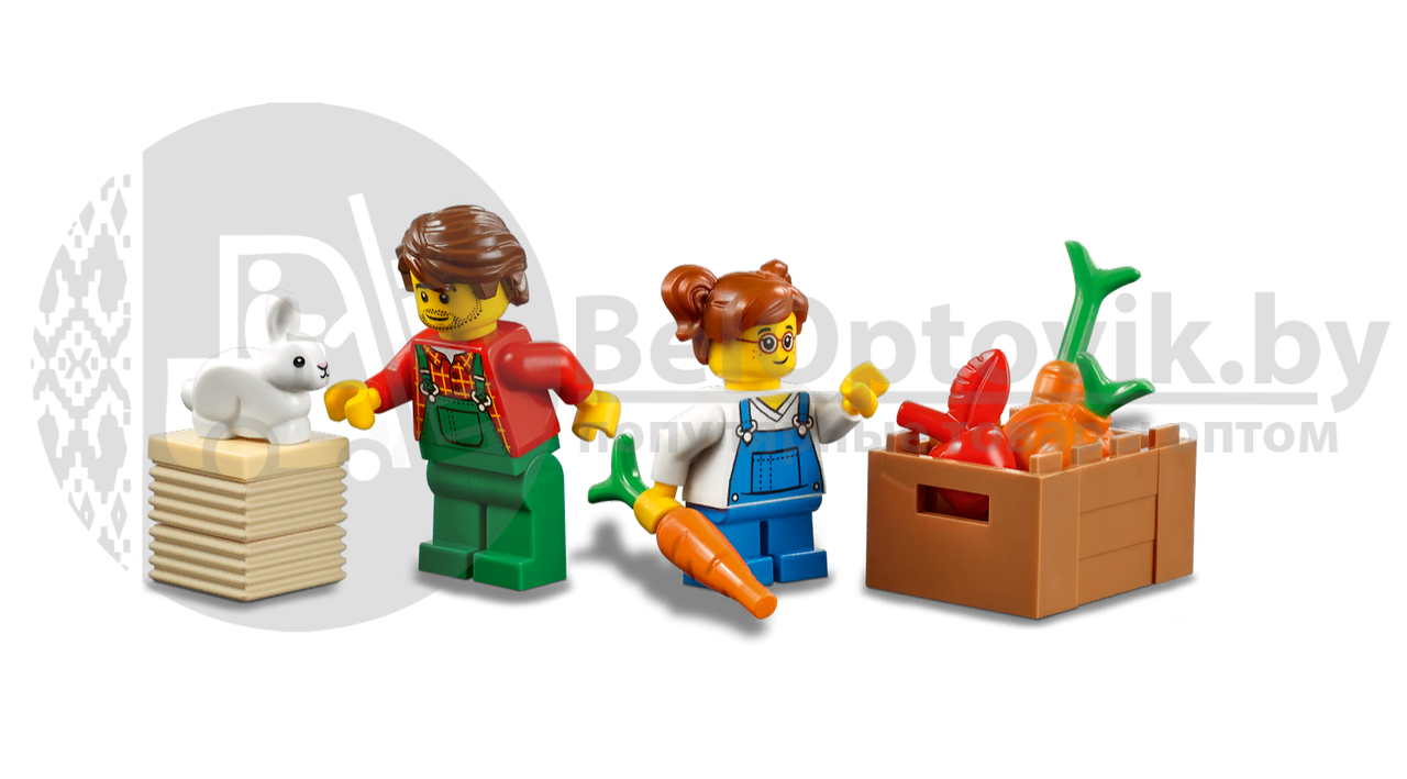 Оригинал Конструктор LEGO City 60287 Трактор механический, подвижный ковш ( трактор, тракторист, фермер, 3 - фото 8 - id-p145311471