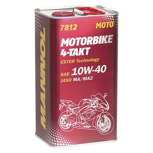 Масло моторное Mannol 7812 Motorbike 4-Takt