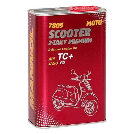 Масло моторное Mannol 7805 Scooter 2-Takt Premium 1л, фото 2