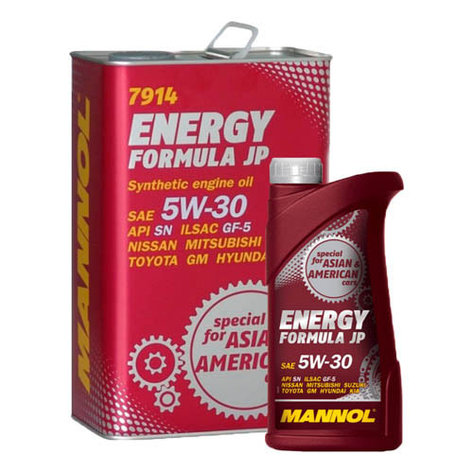 Масло моторное Mannol Energy Formula JP 5W-30 API SN 4л, фото 2