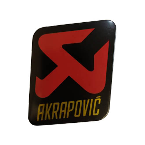 Наклейка 3d Akrapovic #1 - фото 1 - id-p139318141