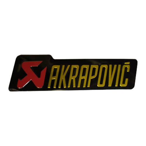 Наклейка 3d Akrapovic #2 - фото 1 - id-p139318142