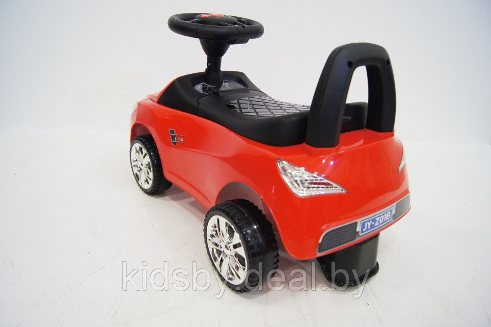 Детская машинка-каталка, толокар RiverToys BMW JY-Z01B (красный/черный) - фото 6 - id-p137552394