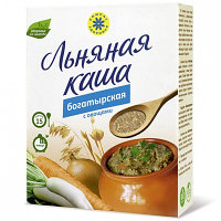 Каша льняная заварная "БОГАТЫРСКАЯ", Компас Здоровья, 400гр 1/15