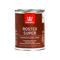 Грунтовка TIKKURILA ROSTEX SUPER Ростекс супер противокоррозионная грунтовка 1л