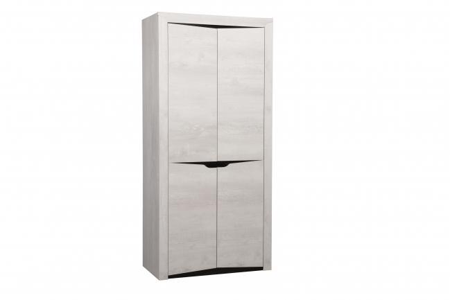 Шкаф для одежды 33.03 Лючия (2 - х дверный) (2 варианта цвета) фабрика Олмеко - фото 2 - id-p145339997