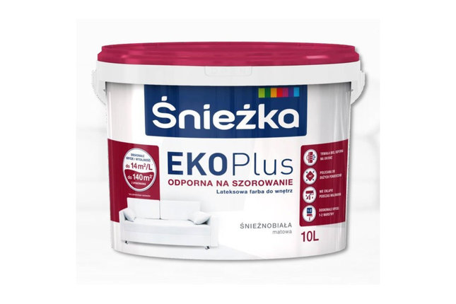 Краска Sniezka Eko Plus 1 л., фото 2
