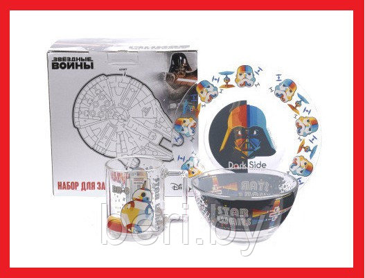 18C2055SW Набор детский посуды ОСЗ "Star Wars", 3 предмета, Star Wars - фото 1 - id-p145339428