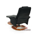 Массажные кресла Calviano TV-кресло Calviano 92 с пуфом (черное, массаж), фото 4