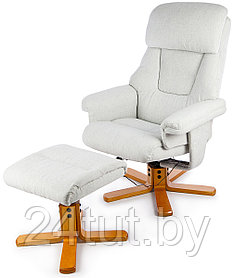 Массажные кресла Calviano TV-кресло Calviano 25 с пуфом (серое, массаж)