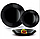 N5162 Столовый сервиз Luminarc Harena Black, набор тарелок, 18 предметов, фото 2