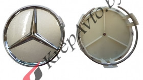 Заглушка (колпачок) в литой диск Mercedes Benz 70х75мм - фото 1 - id-p145358206