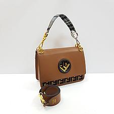 Женская сумка из натуральной кожи Fendi, фото 2