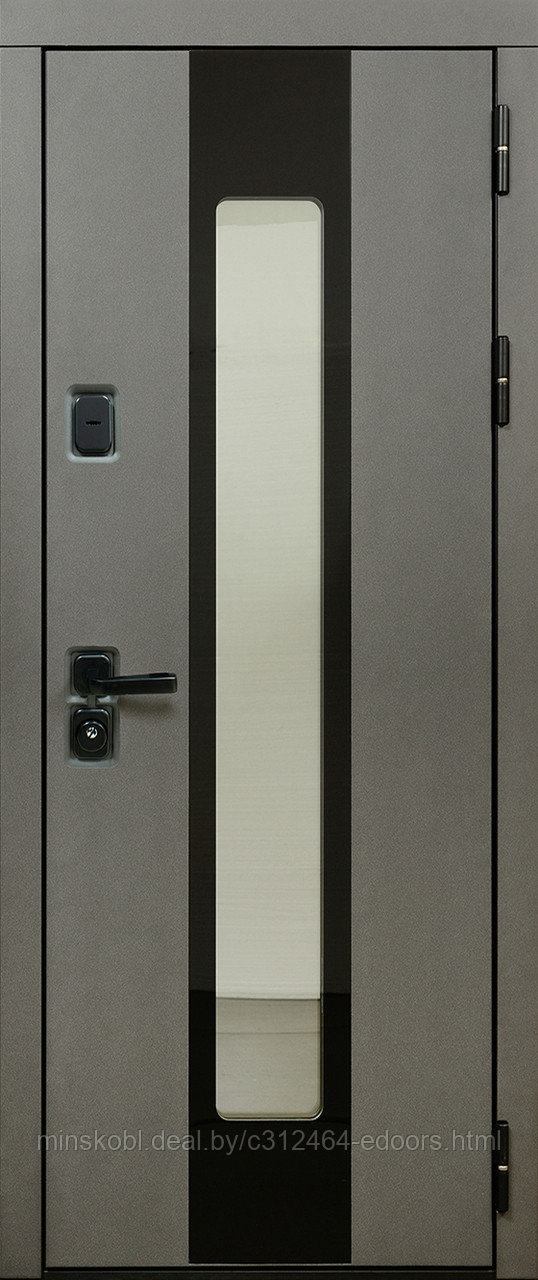 Дверь входная Юта TOR черная 980*2050 R