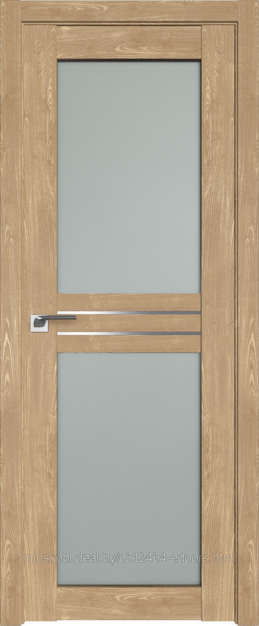 Дверь межкомнатная 2.56XN матовое 800*2000 Каштан натуральный в цвет полотна