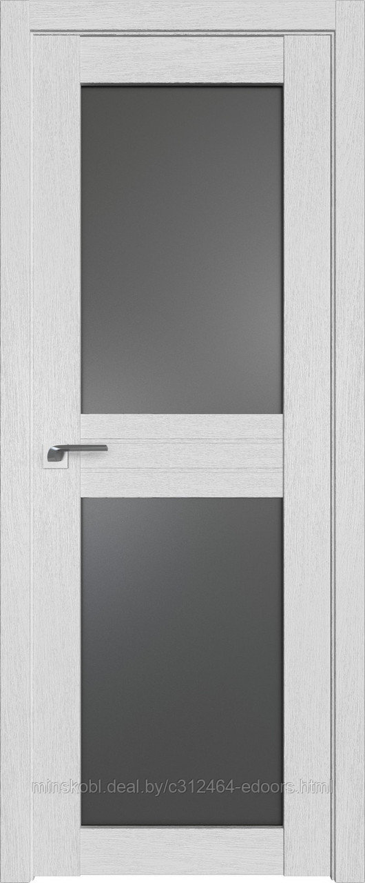 Дверь межкомнатная 2.56XN графит 800*2000 Монблан в цвет полотна