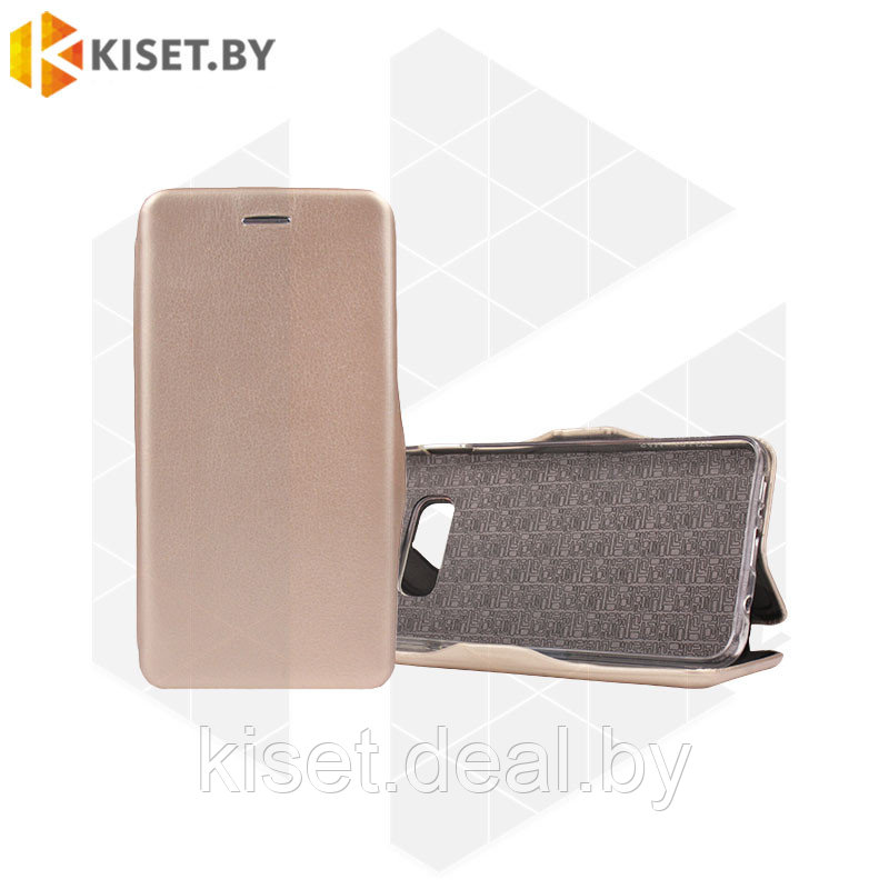 Чехол-книжка KST Book Case 3D с визитницей для Samsung Galaxy S10 Lite (G770) / A91 золотой - фото 1 - id-p145360987