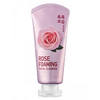 WL1032 Пенка для умывания увлажняющая IOU Rose Foaming Facial Cleanser 125мл