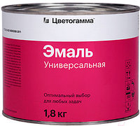 Эмаль ПФ-115 Цветогамма Универсальная светло-серая 1.8 кг. (ТУ 2312-002-54505268-201)