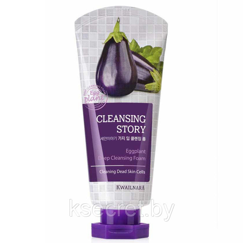 Пенка для умывания для чувствительной кожи Cleansing Story Foam Cleansing (Eggplant) 120г - фото 1 - id-p145362184