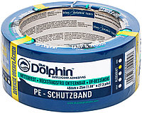 Лента малярная Blue Dolphin ПВХ для наружних работ. 48мм*25м 145361415 Лента малярная Blue Dolphin ПВХ для наружних работ. 48мм*25м