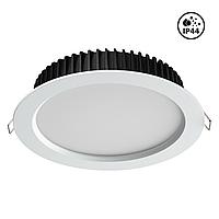 358306 SPOT NT19 105 белый Встраиваемый св-к (драйвер в комплект не входит) IP44 LED 4000K 20W DRUM